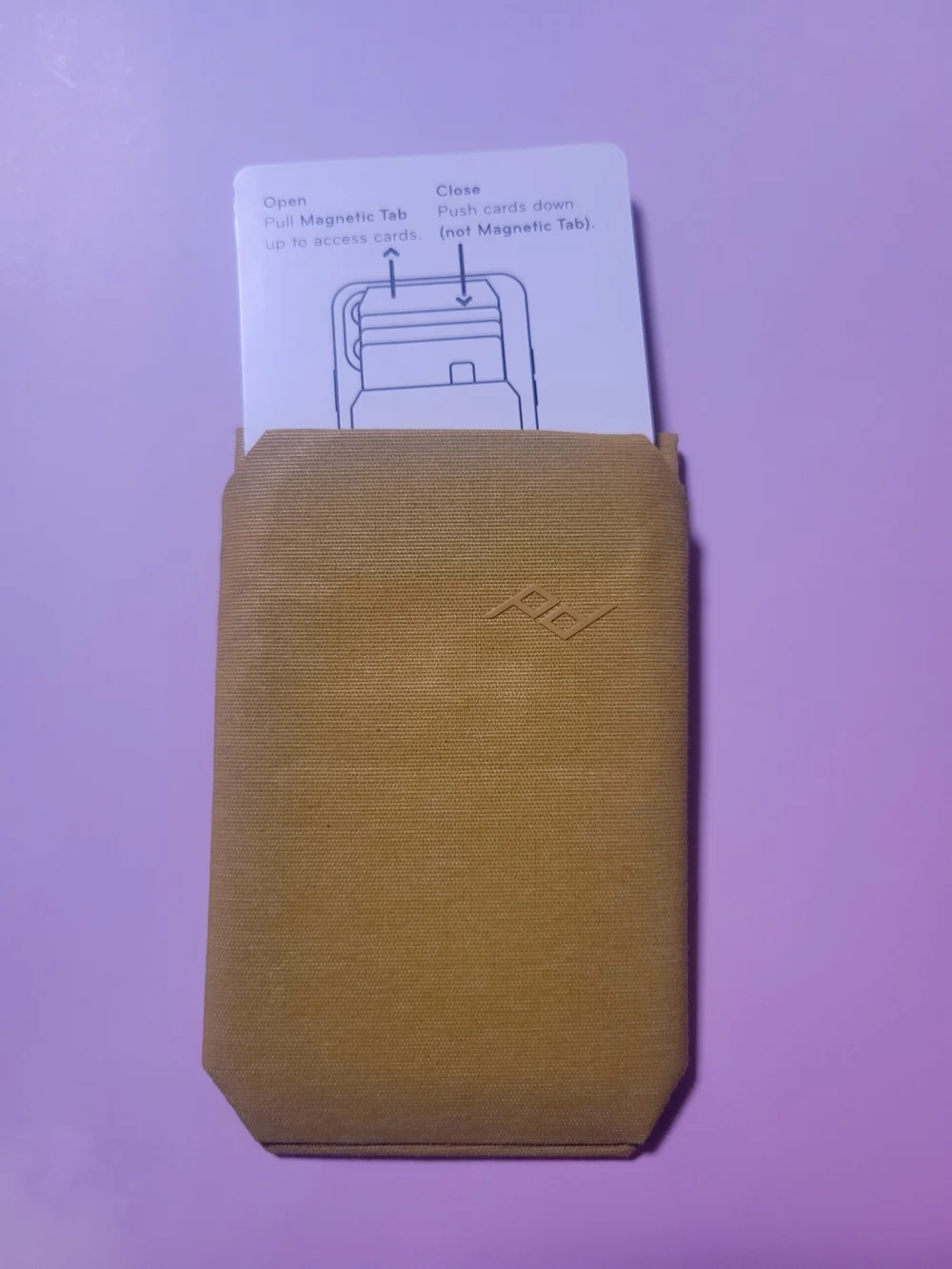Peak Design Yellow Mustard Phone Wallet & Stand Brand New WOT
